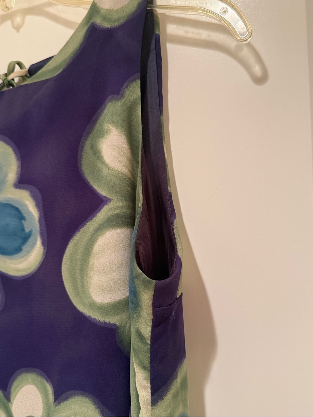 Rare Vtg 90s/Y2K POSITIVE ATTITUDE Sheer Floral Mini Dress - Picture 5 of 16
